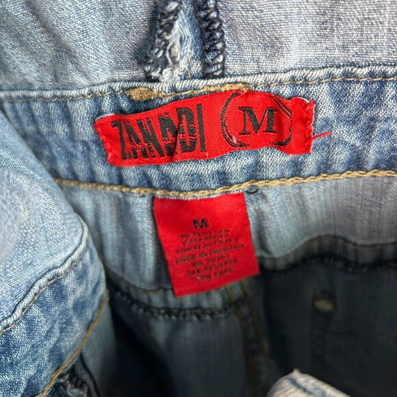 Vintage 90s Zanadi Jean Short Overalls - Picture 8 of 8